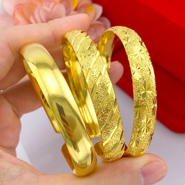 fashion 14k gold bracelet for women wedding engagement jewelry 10n open bangles women gold starry glossy meteor shower bracelet 201211, Black
fashion 14k gold bracelet for women wedding engagement jewelry 10n open bangles women gold starry glossy meteor shower bracelet 201211, Black