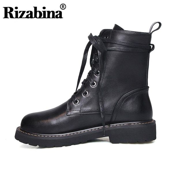 boots rizabina real leather women cross strap winter shoes style ankle office lady street footwear size 34-42, Black
boots rizabina real leather women cross strap winter shoes style ankle office lady street footwear size 34-42, Black
