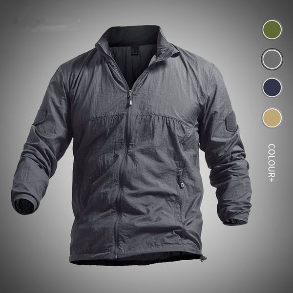 Military Quick Dry Men Summer Tactical Waterproof Men's Zipper Coat ets Ultra Light Thin Casual Outwear, Black;brown
Military Quick Dry Men Summer Tactical Waterproof Men's Zipper Coat ets Ultra Light Thin Casual Outwear, Black;brown