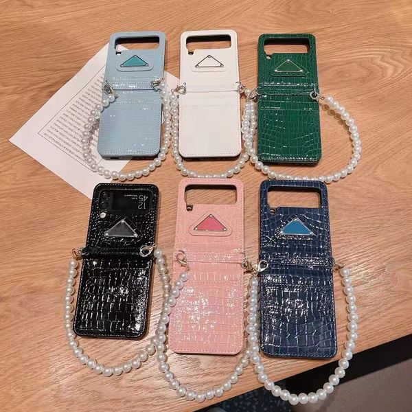 for samsung galaxy zflip 2 crocodile leather cover case luxury pearl chain wristband women's fashion designer brand phone cases samsung
for samsung galaxy zflip 2 crocodile leather cover case luxury pearl chain wristband women's fashion designer brand phone cases samsung