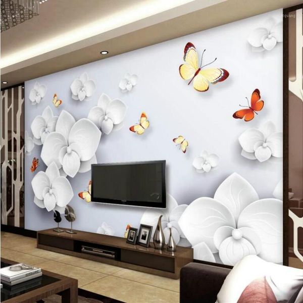 home improvement decorative painting wallpaper for walls living room 3d non-woven silk wallpapers butterfly orchid elegant 3d1
home improvement decorative painting wallpaper for walls living room 3d non-woven silk wallpapers butterfly orchid elegant 3d1