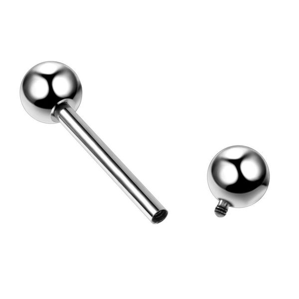 10pcs/lot 14g g23 titanium internally thread tongue ring barbells studs nipple shield jewelry cartilage earrings body piercing q bbyiwf, Silver
10pcs/lot 14g g23 titanium internally thread tongue ring barbells studs nipple shield jewelry cartilage earrings body piercing q bbyiwf, Silver
