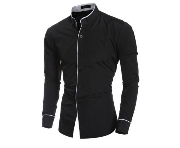 men's casual shirts a16 spring and autumn bottoming shirt personality fashion solid color long-sleeved, White;black
men's casual shirts a16 spring and autumn bottoming shirt personality fashion solid color long-sleeved, White;black