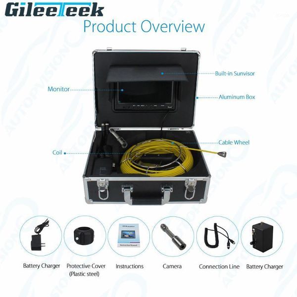portable carry base ip68 waterproof snake camera 20/30/50m cable pipe inspection industrial endoscope with 7inch monitor wp701
portable carry base ip68 waterproof snake camera 20/30/50m cable pipe inspection industrial endoscope with 7inch monitor wp701
