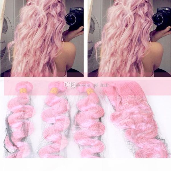 new arrival pink human hair bundles with ear to ear frontal closure brazilian body wave hair extension with lace frontal 13x4, Black
new arrival pink human hair bundles with ear to ear frontal closure brazilian body wave hair extension with lace frontal 13x4, Black