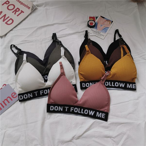 3pieces/lot bra push up bras for women bh fashion letter cotton bra seamless wireless underwear lingerie bralette, Red;black
3pieces/lot bra push up bras for women bh fashion letter cotton bra seamless wireless underwear lingerie bralette, Red;black