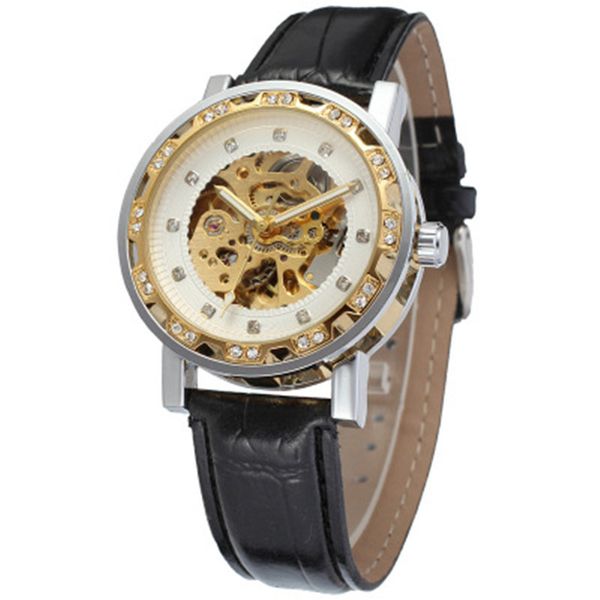 watch fashion 2020 mens and womens hollow wrist watch black leather wristwatchs with automatic mechanical wrist watchs diamond watchs large, Slivery;brown
watch fashion 2020 mens and womens hollow wrist watch black leather wristwatchs with automatic mechanical wrist watchs diamond watchs large, Slivery;brown