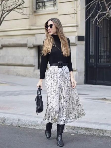 stylish sweet leopard printed long pleated skirt with belt 2020 women fashion high waist zipper fly skirt girls chic faldas, Black
stylish sweet leopard printed long pleated skirt with belt 2020 women fashion high waist zipper fly skirt girls chic faldas, Black