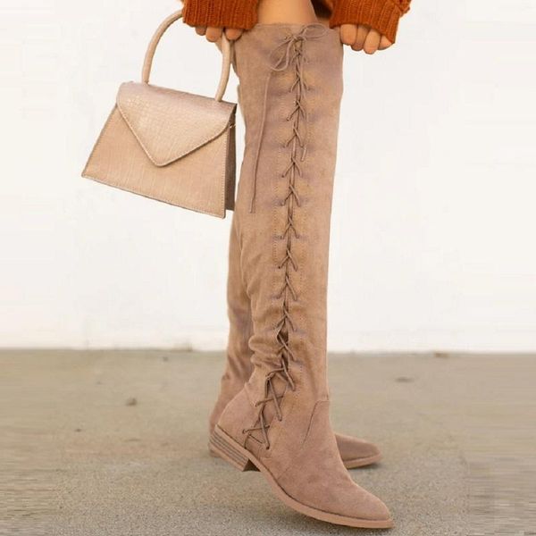 boots autumn winter women thigh high low heels lace up ladies shoes platform cross strappy female over the knee long boots1, Black
boots autumn winter women thigh high low heels lace up ladies shoes platform cross strappy female over the knee long boots1, Black