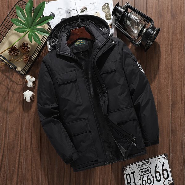 brand winter parkas men warm thick windproof jacket men quality multi-pocket hooded coat men's fashion waterproof outwear m-9xl 201214, Black
brand winter parkas men warm thick windproof jacket men quality multi-pocket hooded coat men's fashion waterproof outwear m-9xl 201214, Black