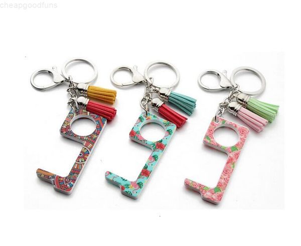 button with portable tools no-touch tassel elevator keychains contactless edc door opener tool key chain party favor mixed colors epack
button with portable tools no-touch tassel elevator keychains contactless edc door opener tool key chain party favor mixed colors epack