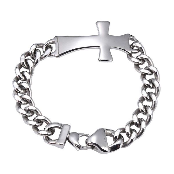 stainless steel cross bracelet chain with cross charms bracelet for men stainless steel lobster claw clasp closure gs0012, Golden;silver
stainless steel cross bracelet chain with cross charms bracelet for men stainless steel lobster claw clasp closure gs0012, Golden;silver