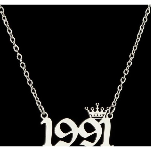personalized birth year number necklaces custom crown initial necklace pendants for women girls birthday je sqcabm homes2007, Silver
personalized birth year number necklaces custom crown initial necklace pendants for women girls birthday je sqcabm homes2007, Silver