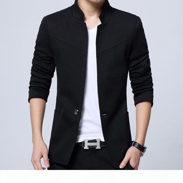men clothes 2020 england style cotton 5xl blazer mandarin collar americana hombre blazers men suits silm fit casual blazer homme, White;black
men clothes 2020 england style cotton 5xl blazer mandarin collar americana hombre blazers men suits silm fit casual blazer homme, White;black
