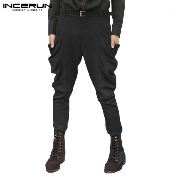 incerun joggers men fashion solid button suit harem pants joker casual straight trousers comfort mens sweatpants streetwear1, Black
incerun joggers men fashion solid button suit harem pants joker casual straight trousers comfort mens sweatpants streetwear1, Black