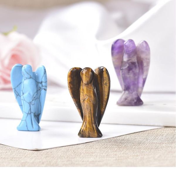 1pc natural amethyst angel gem pocket guardian healing sculpture home decoration study decoration cr jllefl, Black
1pc natural amethyst angel gem pocket guardian healing sculpture home decoration study decoration cr jllefl, Black