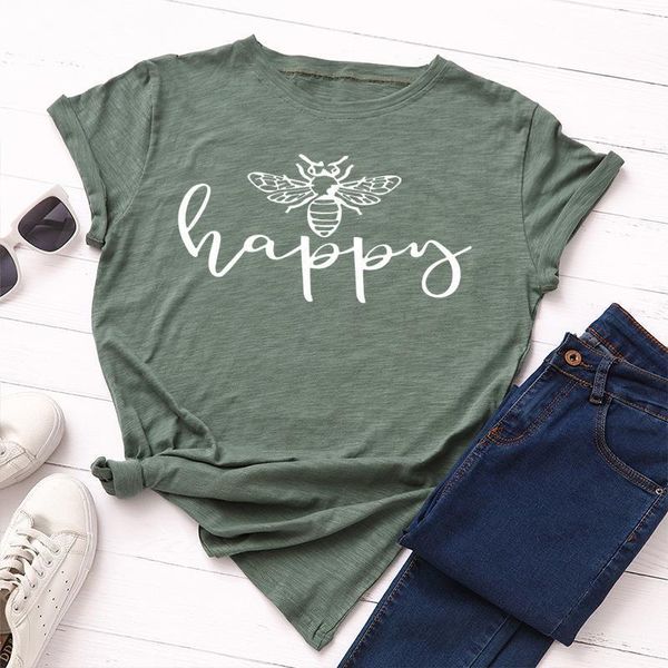 plus size s-5xl lovely bee print 100%cotton tshirt women shirts o neck short sleeve summer t shirt women t shirt, White
plus size s-5xl lovely bee print 100%cotton tshirt women shirts o neck short sleeve summer t shirt women t shirt, White