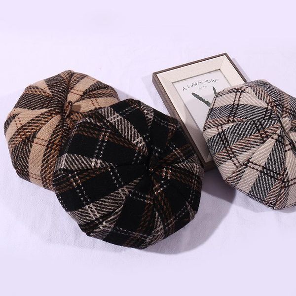 beanie/skull caps woolen beret female autumn and winter casual fashion retro octagonal hat corduroy street ruffian handsome hip-hop landlord, Blue;gray
beanie/skull caps woolen beret female autumn and winter casual fashion retro octagonal hat corduroy street ruffian handsome hip-hop landlord, Blue;gray