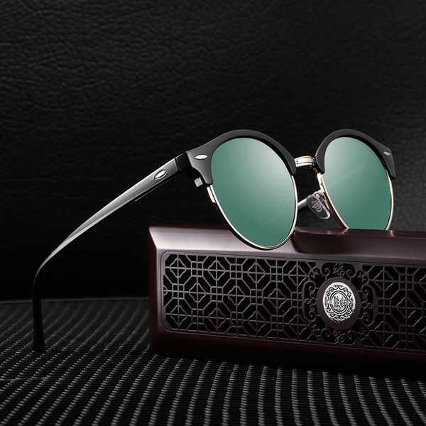 2020 new sunglasses male driver polarizing driving trendsetter sunglasses eyes long face glasses tide