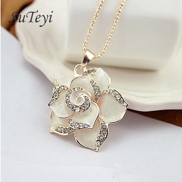 sueyi fashion camellia длинное ожерелье цветочные формы choker подвеска ожерелья черная роза женские ожерелье ювелирные изделия, Silver
sueyi fashion camellia длинное ожерелье цветочные формы choker подвеска ожерелья черная роза женские ожерелье ювелирные изделия, Silver
