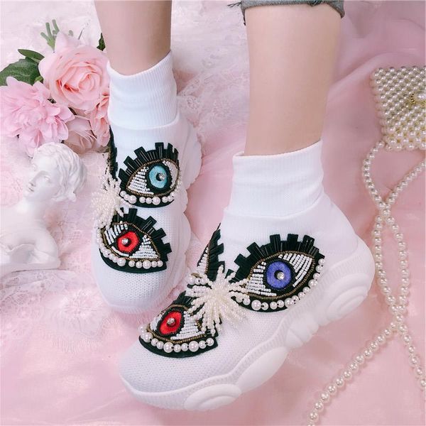 jellyfond female sock boots ankle boots shoes woman female crystal bling luxury socks women spring tenis feminino, Black
jellyfond female sock boots ankle boots shoes woman female crystal bling luxury socks women spring tenis feminino, Black