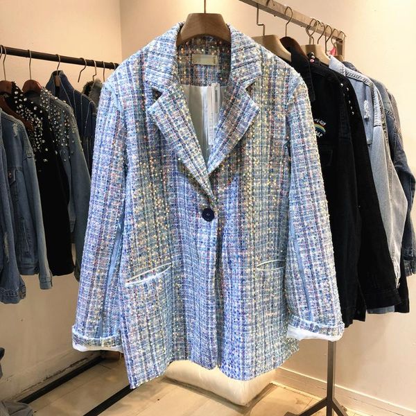 tweed женщины элегантные синие пиджаки 2020 моды дамы винтажные свободные пиджаки куртки повседневные женские уличные костюмы девушки шики, White;black
tweed женщины элегантные синие пиджаки 2020 моды дамы винтажные свободные пиджаки куртки повседневные женские уличные костюмы девушки шики, White;black