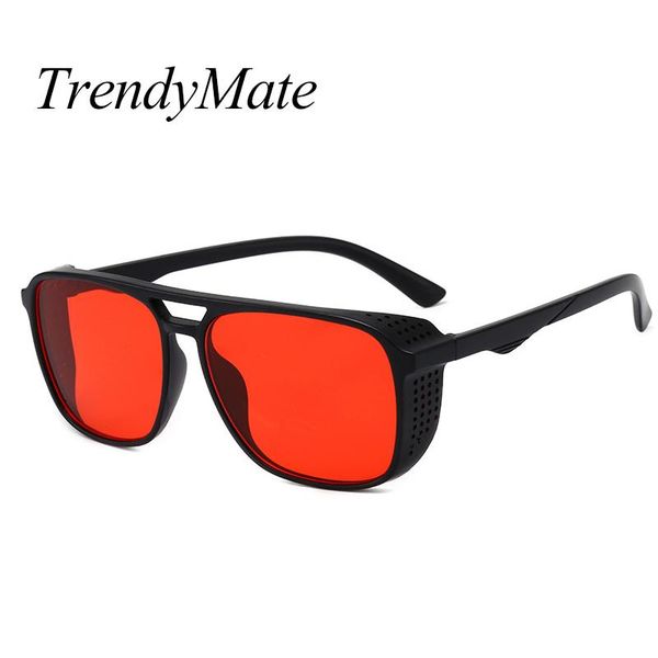 sunglasses 2021 vintage men women retro punk style square colorful lens steampunk sun glasses fashion eyewear hip hop 5447, White;black
sunglasses 2021 vintage men women retro punk style square colorful lens steampunk sun glasses fashion eyewear hip hop 5447, White;black