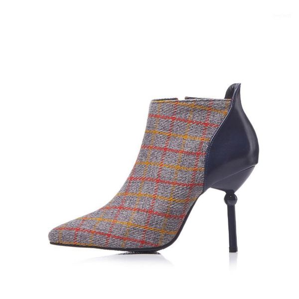 kmeioo 2021 new style tartan boots fashion autumn and winter zip thin heel women shoes large size1, Black
kmeioo 2021 new style tartan boots fashion autumn and winter zip thin heel women shoes large size1, Black