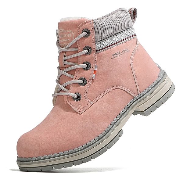 new brand waterproof leather women's boots warm plush women snow boots fashion british retro ankle boots winter women flat shoes y20091, Black
new brand waterproof leather women's boots warm plush women snow boots fashion british retro ankle boots winter women flat shoes y20091, Black