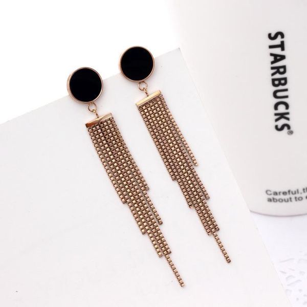 stud simple round tasser earrings female titanium steel creative earring temperament stylish rose gold studs korean, Golden;silver
stud simple round tasser earrings female titanium steel creative earring temperament stylish rose gold studs korean, Golden;silver