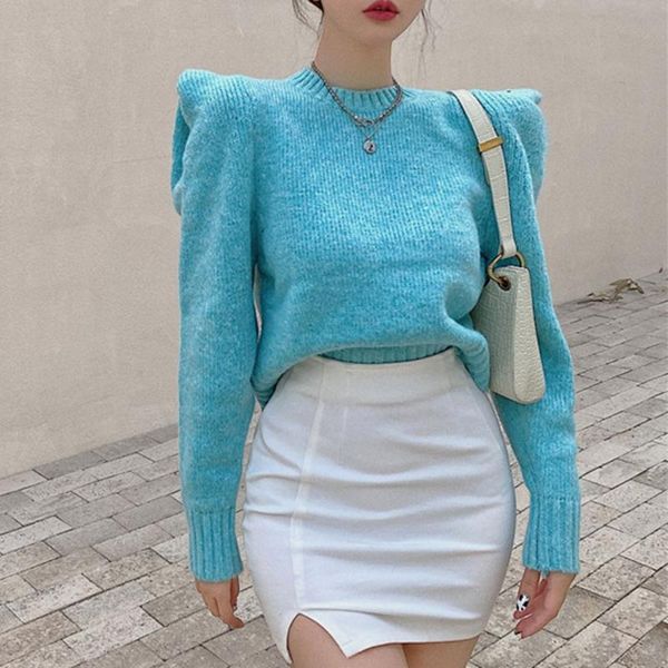 women's sweaters sweater short solid color women fashion casual korean autumn winter knit pullover female 2021 all match slim round nec, White;black
women's sweaters sweater short solid color women fashion casual korean autumn winter knit pullover female 2021 all match slim round nec, White;black