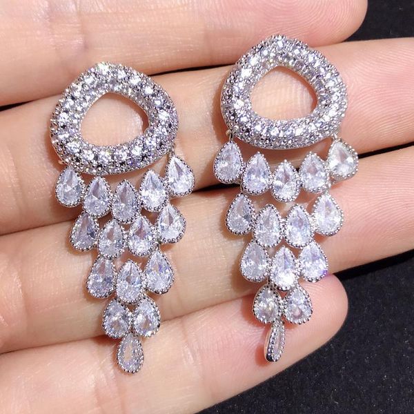 new cute fish drop earrings jewelry women anniversary made with cubic zircon luxury dangle earing, Silver
new cute fish drop earrings jewelry women anniversary made with cubic zircon luxury dangle earing, Silver