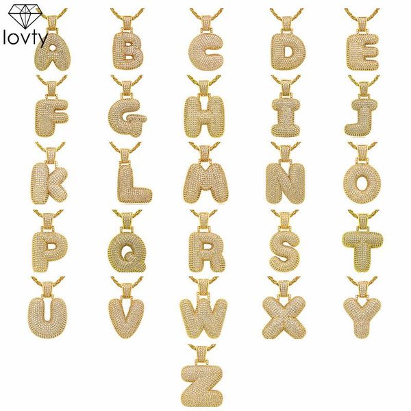 pendant necklaces lovty a-z name bubble letters iced out rhinestone hip hop with rope chain jewelry gift drop, Silver
pendant necklaces lovty a-z name bubble letters iced out rhinestone hip hop with rope chain jewelry gift drop, Silver