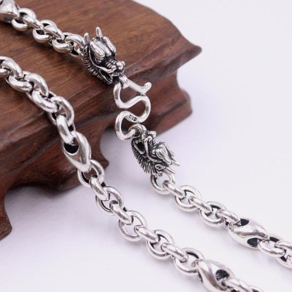chains pure 925 sterling silver necklace width 7mm dragon head rolo link chain 21.65"l or 23.62"l for man
chains pure 925 sterling silver necklace width 7mm dragon head rolo link chain 21.65"l or 23.62"l for man