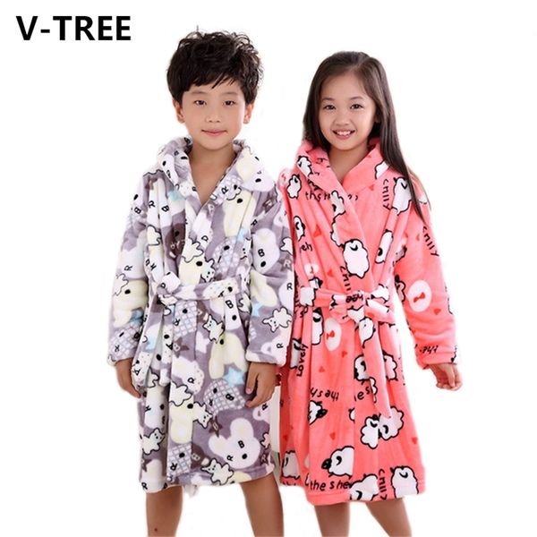 v-tree children's bathrobe thicken soft boys girls flannel pajamas warm baby towel kid's nightgown sleepwear autumn and winter lj2, Blue;red
v-tree children's bathrobe thicken soft boys girls flannel pajamas warm baby towel kid's nightgown sleepwear autumn and winter lj2, Blue;red