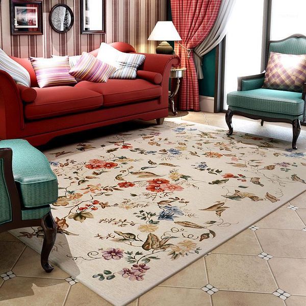 american countryside flower carpet for living room bedroom carpet anti-slip floor mat fashion study area rug1
american countryside flower carpet for living room bedroom carpet anti-slip floor mat fashion study area rug1