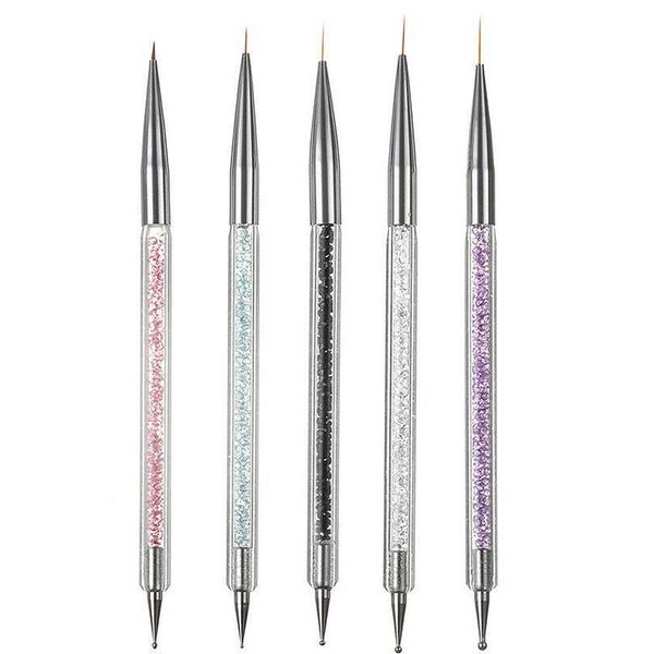 5 pcs/sets nail art pen 2 in 1 double ends dotting drawing painting uv gel liner polish brush set nail art jllcpp, Silver
5 pcs/sets nail art pen 2 in 1 double ends dotting drawing painting uv gel liner polish brush set nail art jllcpp, Silver