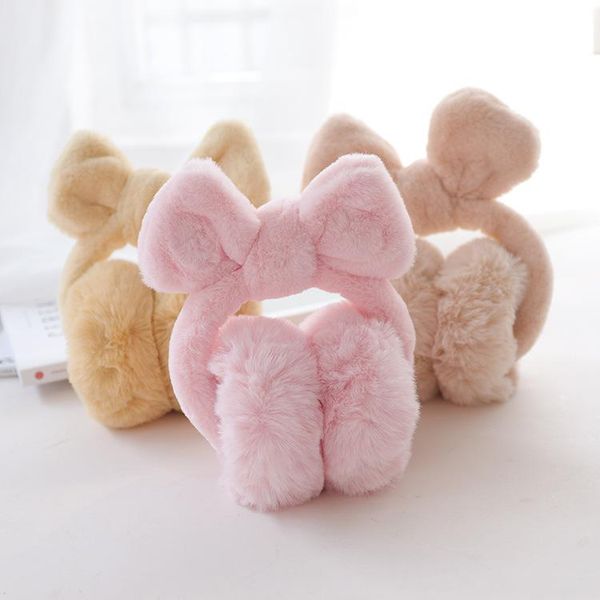 ear muffs winter warm bow earmuffs girls boys cute fashion pure color imitation fur soft thickening illuminated students, Blue;gray
ear muffs winter warm bow earmuffs girls boys cute fashion pure color imitation fur soft thickening illuminated students, Blue;gray