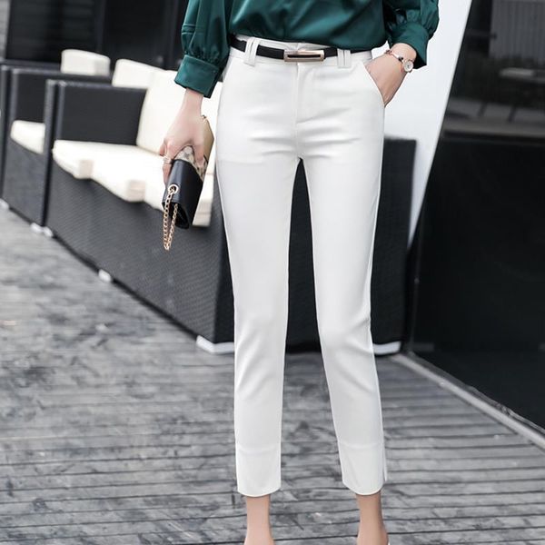 pencil pants women trousers 2019 autumn new ankle-length pantalon femme high waist slim stretchy pantalones mujer woman pants, Black;white
pencil pants women trousers 2019 autumn new ankle-length pantalon femme high waist slim stretchy pantalones mujer woman pants, Black;white