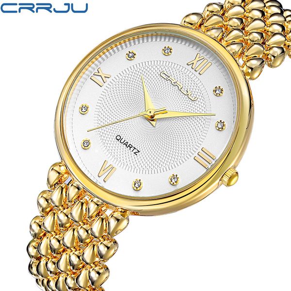crrju fashion brand relogio feminino female stainless steel watch ladies fashion casual watch quartz women watches 201118, Slivery;brown
crrju fashion brand relogio feminino female stainless steel watch ladies fashion casual watch quartz women watches 201118, Slivery;brown