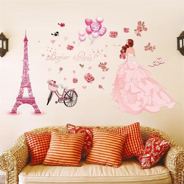 romantic pink flower balloon wedding girl love wall stickers for girls room decoration hello paris tower mural pvc art wallpaper
romantic pink flower balloon wedding girl love wall stickers for girls room decoration hello paris tower mural pvc art wallpaper