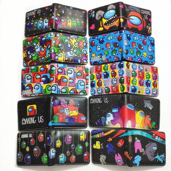 42 styles game among us wallet folded purses card slot holder wallets new cartoon anime pu leather coin purse billfold money clip zx002, White
42 styles game among us wallet folded purses card slot holder wallets new cartoon anime pu leather coin purse billfold money clip zx002, White