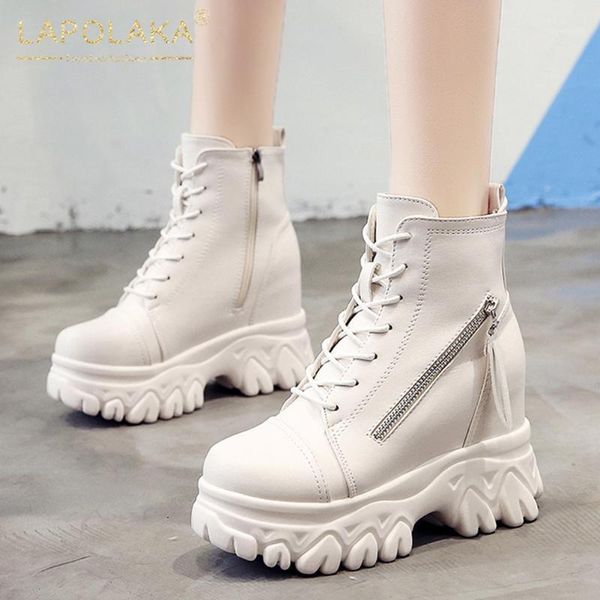lapolaka new short plush height increasing zip high heels platform winter woman shoes women's ankle boots female1, Black
lapolaka new short plush height increasing zip high heels platform winter woman shoes women's ankle boots female1, Black