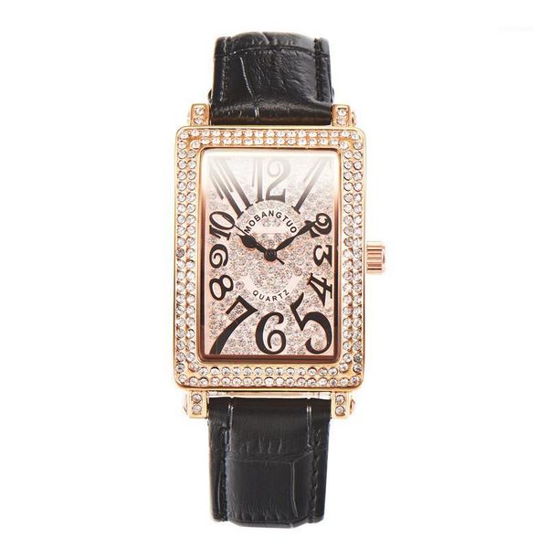 wristwatches 2021 selling business women watch delicate chic full star diamond waterproof quartz1, Slivery;brown
wristwatches 2021 selling business women watch delicate chic full star diamond waterproof quartz1, Slivery;brown