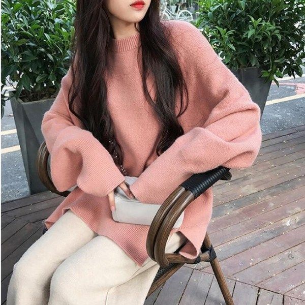 2021 new woman the fashion lazy sweaters of two retro loose garments wool sweater broad leg fall and winter suit pants gssn, White
2021 new woman the fashion lazy sweaters of two retro loose garments wool sweater broad leg fall and winter suit pants gssn, White