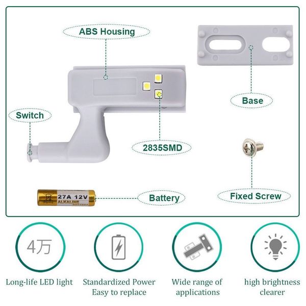 universal led under cabinet light cupboard inner hinge lamp closet wardrobe sensor light home kitchen night light
universal led under cabinet light cupboard inner hinge lamp closet wardrobe sensor light home kitchen night light