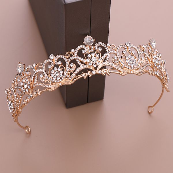 trendy queen crown wedding tiaras crystal rhinestone gold head ornaments and crowns for brides wedding hair jewelry accessories, Slivery;golden
trendy queen crown wedding tiaras crystal rhinestone gold head ornaments and crowns for brides wedding hair jewelry accessories, Slivery;golden