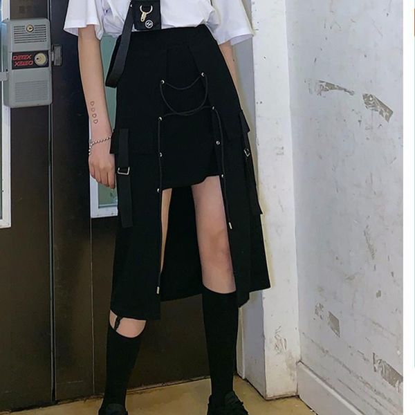 summer punk gothic harajuku black skirt fashion loose female long bandage half-length 4xl kg-1059
summer punk gothic harajuku black skirt fashion loose female long bandage half-length 4xl kg-1059