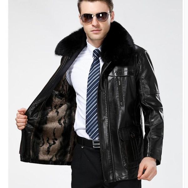 s-3xl winter middle-aged eather jackets men's plus velvet thick warm jacket dad leather jacket coat fashion plus size clothing1, Black
s-3xl winter middle-aged eather jackets men's plus velvet thick warm jacket dad leather jacket coat fashion plus size clothing1, Black