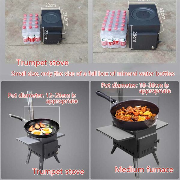 304 stainless steel camping stove for yurt tents multifunctional portabe wild smokeless folding picnic stove send by train or ship
304 stainless steel camping stove for yurt tents multifunctional portabe wild smokeless folding picnic stove send by train or ship